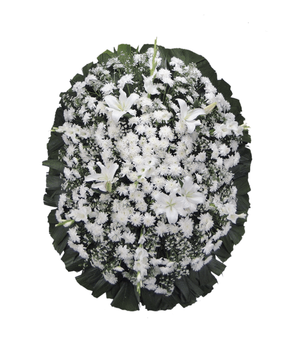 Coroas de Flores Luxo Branca