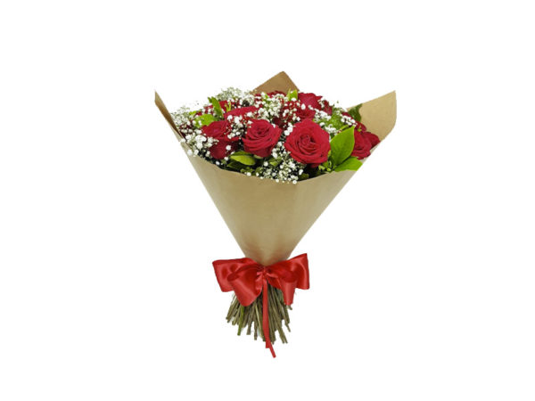 Buquê de Rosas com 12 unidades