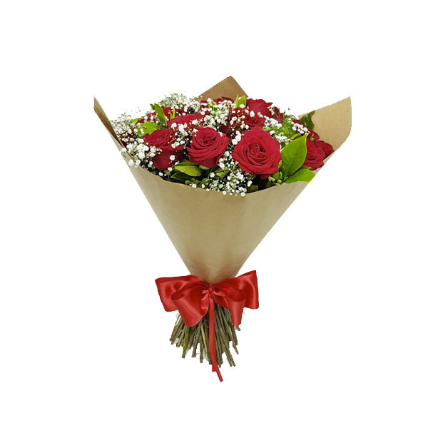 Buquê de Rosas com 12 unidades