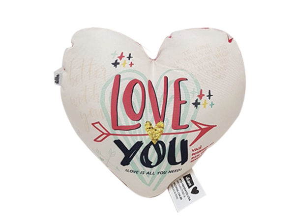 Almofada de Coração Love You