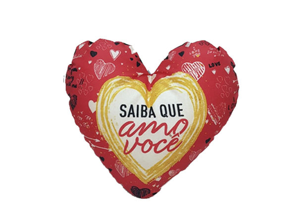 Almofada de Coração Amo Você