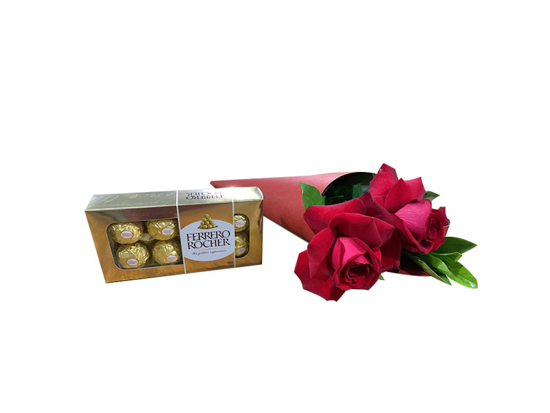 Ferrero Rocher + Rosas - Santos Flores